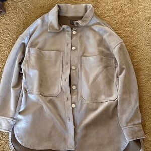 Truth Taupe Suede Jacket